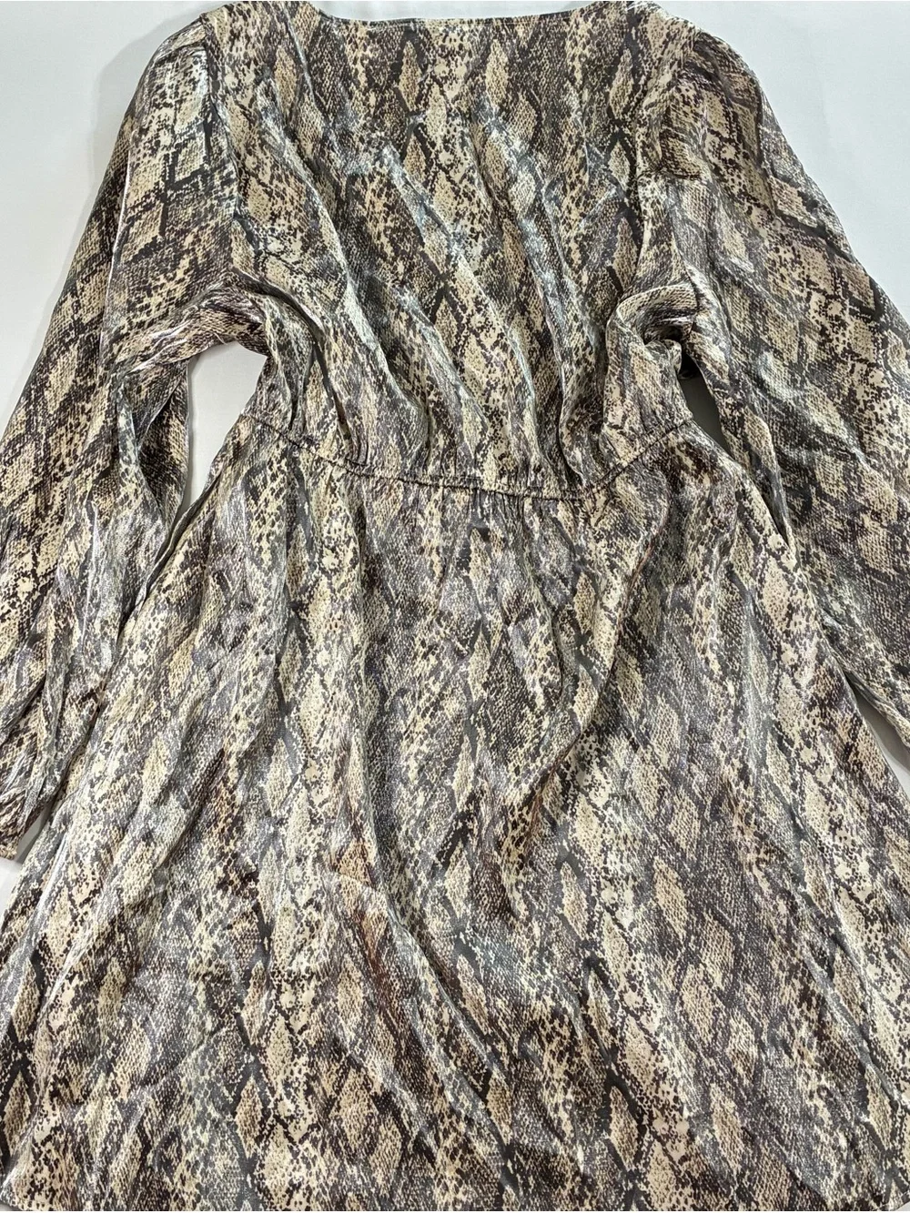 AVA& VIV $30 Snake Print Wrap Dress - Size 1X